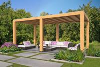 Red Class Wood overkapping Renesse 600x313cm basis incl. Schroefpakket - Bouwpakket- Plat dak- - Tuindeco