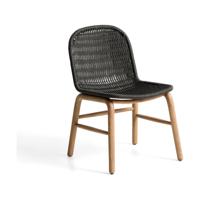 Kave Home Alipa tuinstoel Donkergrijs