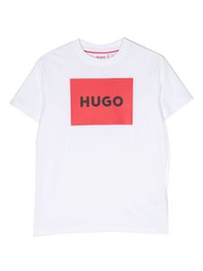 HUGO KIDS t-shirt à logo imprimé - Blanc