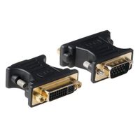ACT AP1003 tussenstuk voor kabels DVI-A VGA Zwart - thumbnail
