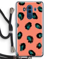 Pink Cheetah: Huawei Mate 10 Pro Transparant Hoesje met koord