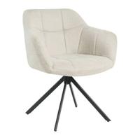 by fonQ Brava Eetkamerstoel Linnen - Beige