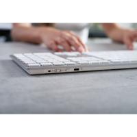 CHERRY KW 9100 SLIM FOR MAC toetsenbord Universeel USB + Bluetooth AZERTY Frans Zilver