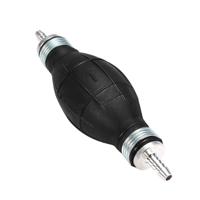 Universele auto boot motor motorfiets benzinepomp sferische rubber handmatige brandstofpomp grootte: 8mm (zwart)