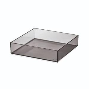 iDesign - Make-up Organizer, 20.3 x 20.3 x 5.1 cm, Smoke - iDesign | S