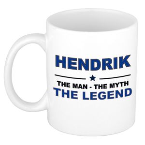 Hendrik The man, The myth the legend collega kado mokken/bekers 300 ml