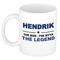 Hendrik The man, The myth the legend collega kado mokken/bekers 300 ml