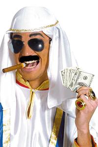 Arabische sjeik accessoires set   -
