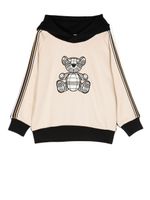 Burberry Kids hoodie en coton à imprimé ourson - Tons neutres - thumbnail