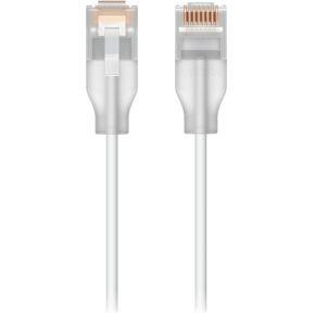 Ubiquiti UACC-Cable-Patch-EL-5M-W netwerkkabel Doorschijnend, Wit Cat6