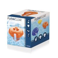 Bestway Flowclear chloordispenser groot 200 gr tabs thermometer - thumbnail