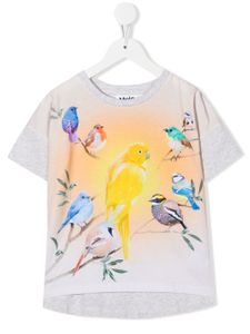 Molo t-shirt en coton biologique à imprimé graphique - Tons neutres