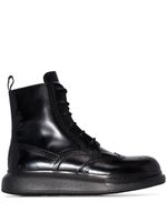 Alexander McQueen bottines à semelle épaisse - Noir - thumbnail