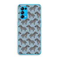 Zebra: Oppo Find X3 Lite Transparant Hoesje