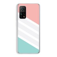 Strepen pastel: Xiaomi Mi 10T 5G Transparant Hoesje
