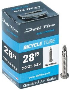 Deli Tire binnenband sv15 28 inch race 18/25-622 43 mm frans