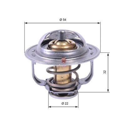 Thermostaat, koelvloeistof TH42589G1