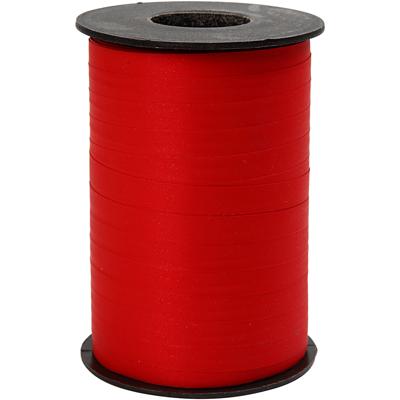 Creativ Company Cadeaulint, b: 10 mm, matt, rood, 250 m/ 1 rol