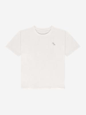 Nik&Nik zomer t-shirt meisjes - off wit, foil - Belle