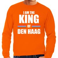 Oranje I am the King of Den haag sweater - Koningsdag truien voor heren 2XL  -