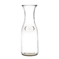 Cosy & Trendy Waterkaraf - transparant - glas - 1 liter - sapkan - 28 cm