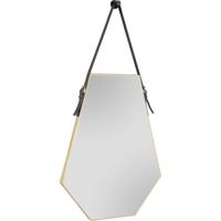 Goudkleurige Decoratieve Kunststof Spiegel - Trion Imena