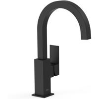 Wastafelkraan Tres Cuadro | Opbouw | Draaibare uitloop | Mengkraan | Hoog model | 1-hendel | Vierkant | Zwart mat
