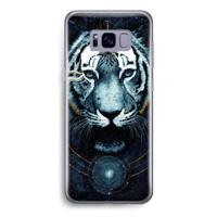 Darkness Tiger: Samsung Galaxy S8 Transparant Hoesje