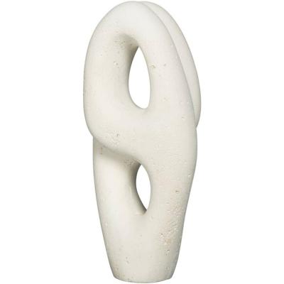 Leen Bakker - Object Nordic - Off-white - 21,5x10,5x5,5 Cm - Cement - Crème - 10.5x21.5x5.5 Cm