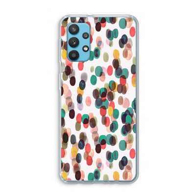 Tropical Dots: Samsung Galaxy A32 4G Transparant Hoesje