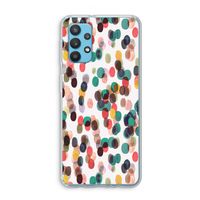Tropical Dots: Samsung Galaxy A32 4G Transparant Hoesje Tropical Dots: Samsung Galaxy A32 4G Transparant Hoesje