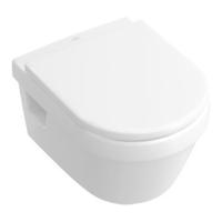 Villeroy & Boch Architectura Diepspoelcloset zonder spoelrand - wandhangend - Wit Alpin CeramicPlus 5684R0R1