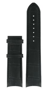 Horlogeband Tissot T035.407.36.051.01 / T600041201 / T610028591 Leder Zwart 22mm