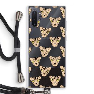 Tijger: Samsung Galaxy Note 10 Plus Transparant Hoesje met koord