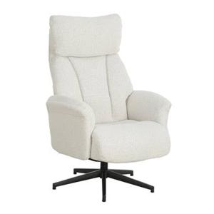 Giga Meubel - Relaxfauteuil Draaibaar - Off-White - Stof - Jonas