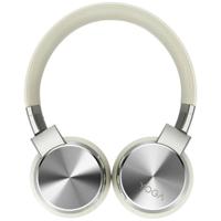 Lenovo Yoga Active Noise Cancellation On Ear koptelefoon Bluetooth Stereo Mica-zilver Noise Cancelling Volumeregeling, Microfoon uitschakelbaar (mute)