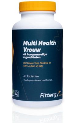Fittergy Multi health vrouw (60 tab)