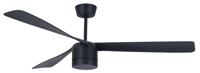 Beacon Zwarte plafondventilator met lampPeregrine Ø 142cm - 213281