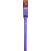 Renkforce RF-4724920 RJ45 Netwerkkabel, patchkabel CAT 6 S/FTP 2.00 m Violet Snagless, Vergulde steekcontacten, Vlambestendig 1 stuk(s) - thumbnail