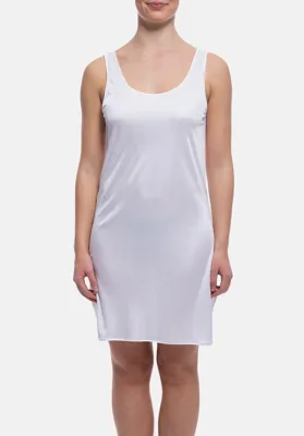 Gaubert Onderjurk 90CM - Brede bandjes - Gladde dames onderjurk - Wit - Zwart - Huidskleur