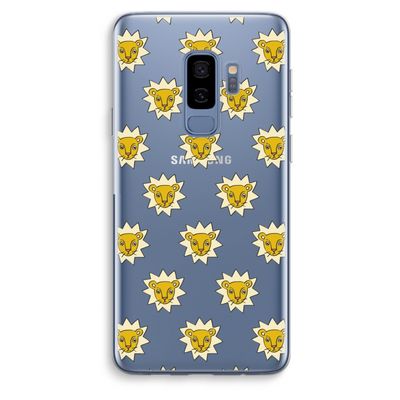 Leeuwenkoppen: Samsung Galaxy S9 Plus Transparant Hoesje
