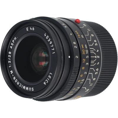 Leica 11604 Summicron-M 28mm F/2 ASPH. zwart occasion