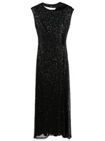 Gloria Coelho robe brodée de sequins - Noir