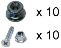 VALERYD ronde knop round button 10pcs. f. cover net