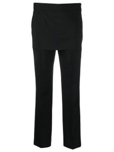 Givenchy pantalon à détail de jupe - Noir