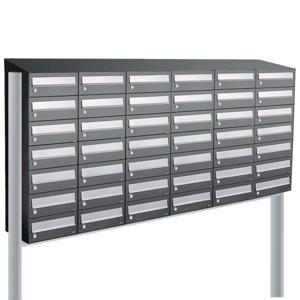 Allux Hive Set 6-Breed, 7-Hoog Met Dak Op Statief Antraciet - 40030065_6x7ds