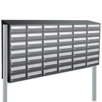 Allux Hive Set 6-Breed, 7-Hoog Met Dak Op Statief Antraciet - 40030065_6x7ds