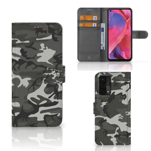 OPPO A54 5G | A74 5G | A93 5G Telefoon Hoesje Army Light