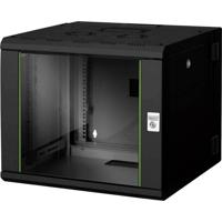Digitus DN-19 09-U-3-SW 19inch-wandkast (b x h x d) 600 x 509 x 600 mm 9 HE Zwart, Zwart (RAL 9005)