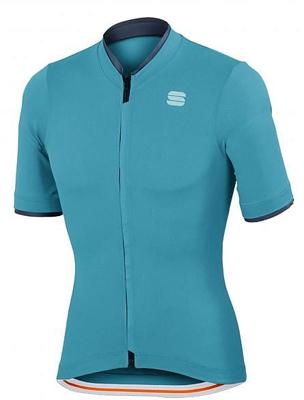 Sportful Infinite jersey korte mouw fietsshirt blauw heren